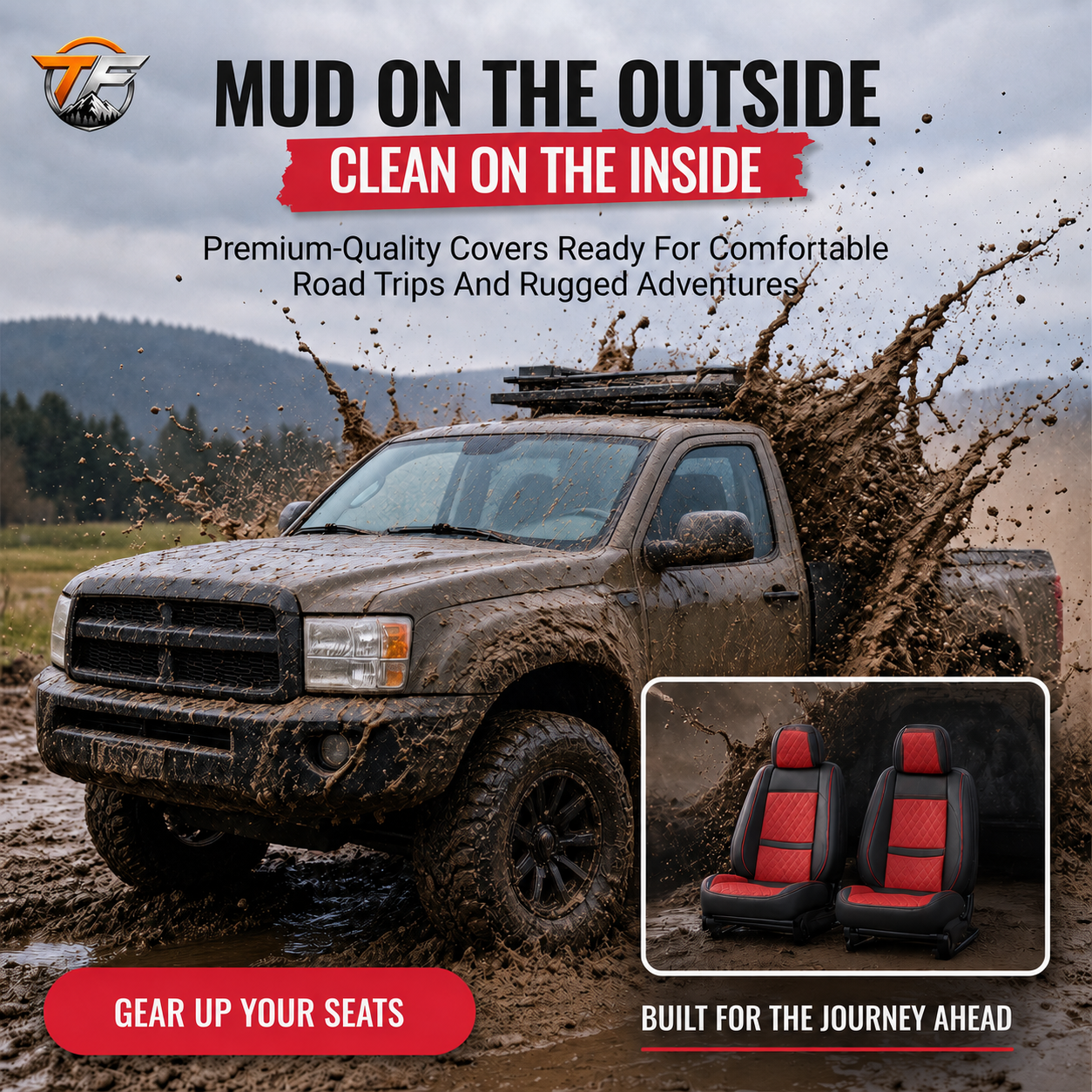 TF™ Seat Cover | Custom Fit for Cars, SUVs & Trucks