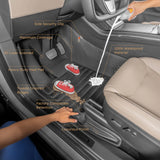 Sharkskin Custom-Fit Ford Ranger Next-Gen 2022–2024 All-Weather Floor Mats 5