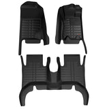 Sharkskin Custom-Fit Mitsubishi Triton 2015-2024 All-Weather Floor Mats 1