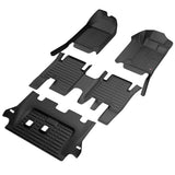 Sharkskin Custom-Fit Isuzu MU-X 3 Rows 2021–2025 All-Weather Floor Mats 2