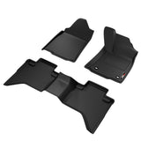 Sharkskin Custom-Fit Toyota Hilux 2025+ Hybrid 3D TPE All-Weather Floor Mats 2