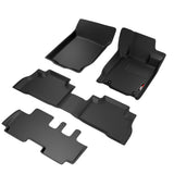 Sharkskin Custom-Fit Mitsubishi Pajero Sport 2016–2024 3D TPE All-Weather Floor Mats 2