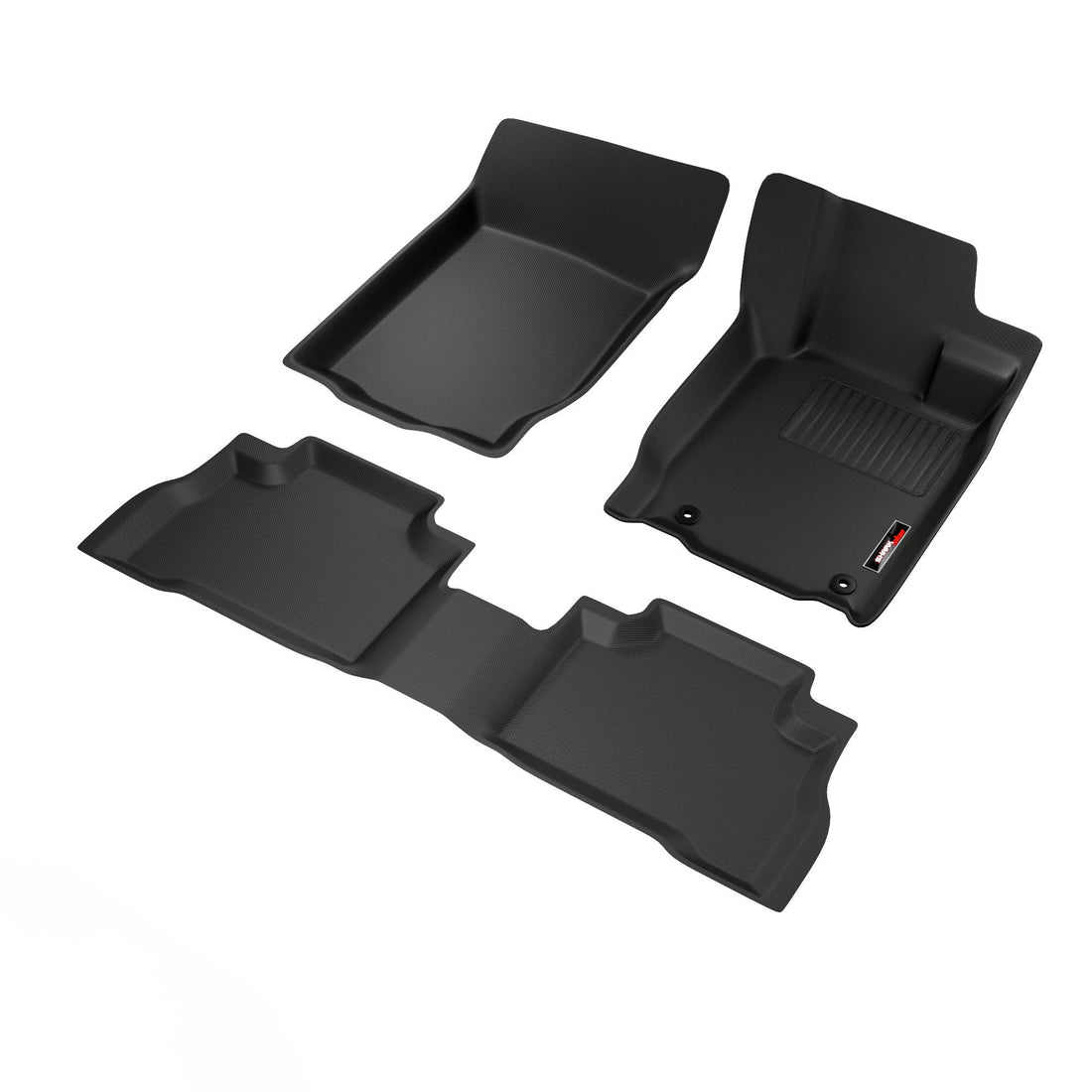 Sharkskin Custom-Fit Mitsubishi Triton 2015–2022 3D TPE All-Weather Floor Mats