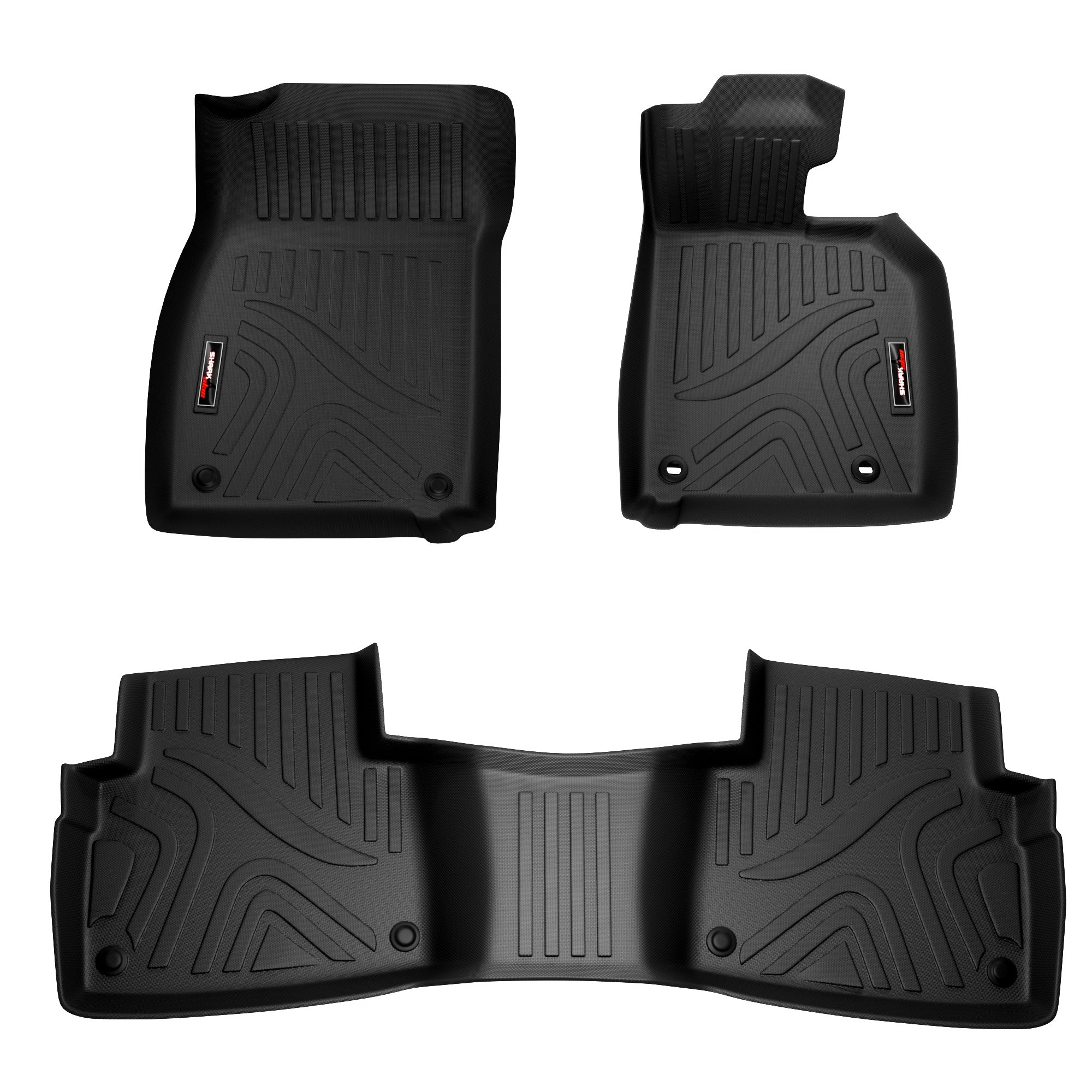 Sharkskin Custom-Fit Toyota Camry 2024+ 3D TPE All-Weather Floor Mats - main thumbnail 20260723