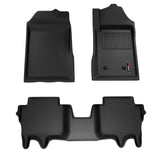 Sharkskin Custom-Fit Ford Everest 2025+ 3D TPE All-Weather Floor Mats 1
