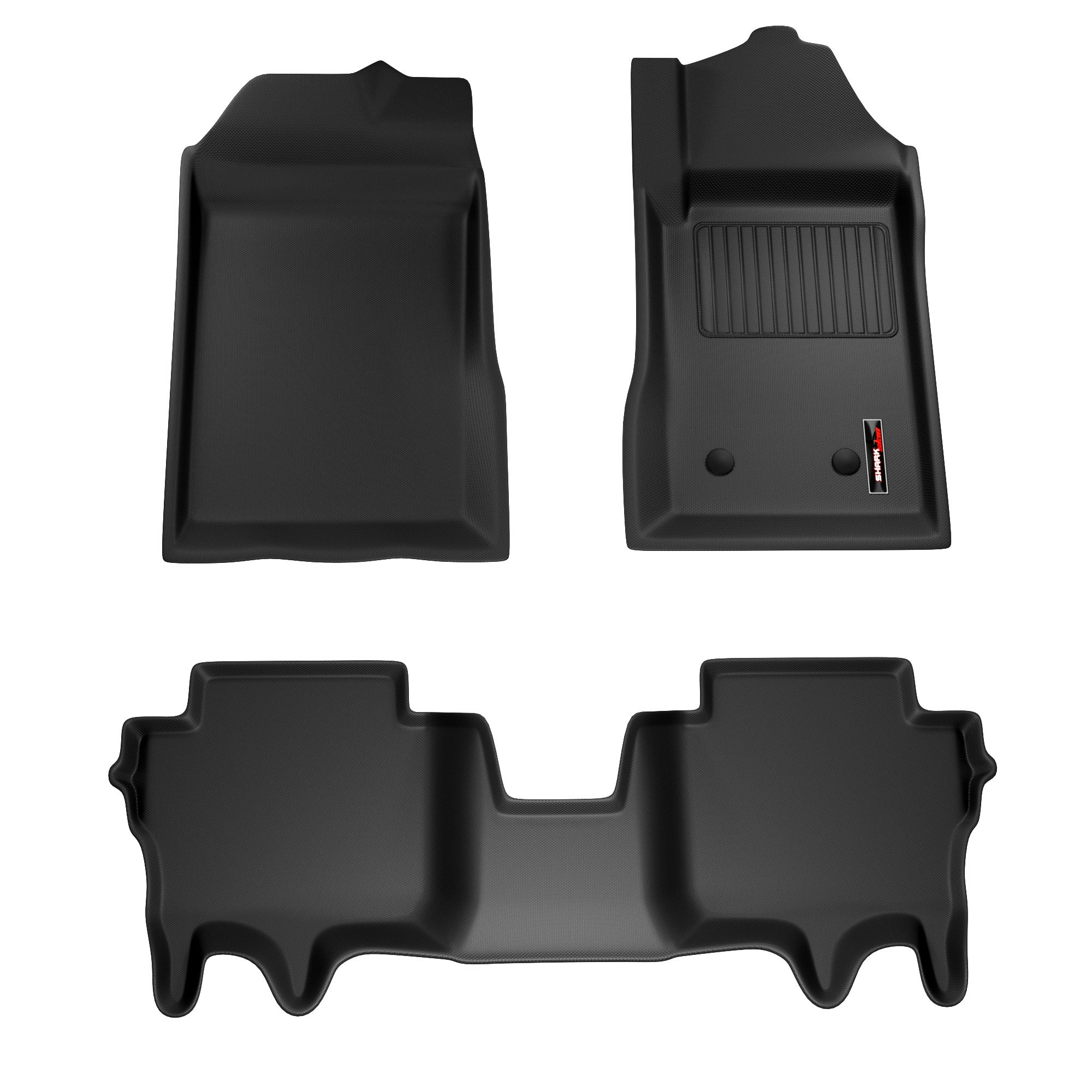 Sharkskin Custom-Fit Ford Everest 2025+ 3D TPE All-Weather Floor Mats - main thumbnail 20260723