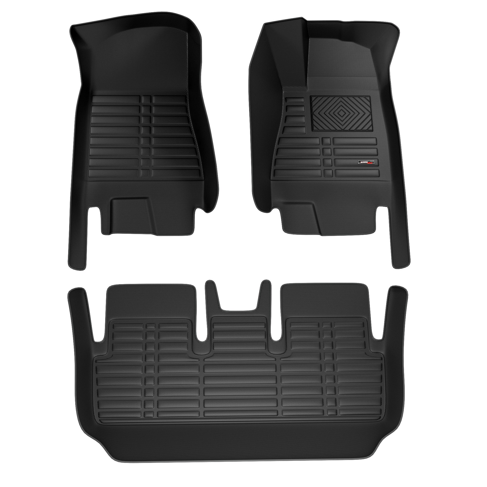 Sharkskin Custom-Fit Tesla Model 3 (5-Seater) All-Weather Floor Mats - main thumbnail 20260723