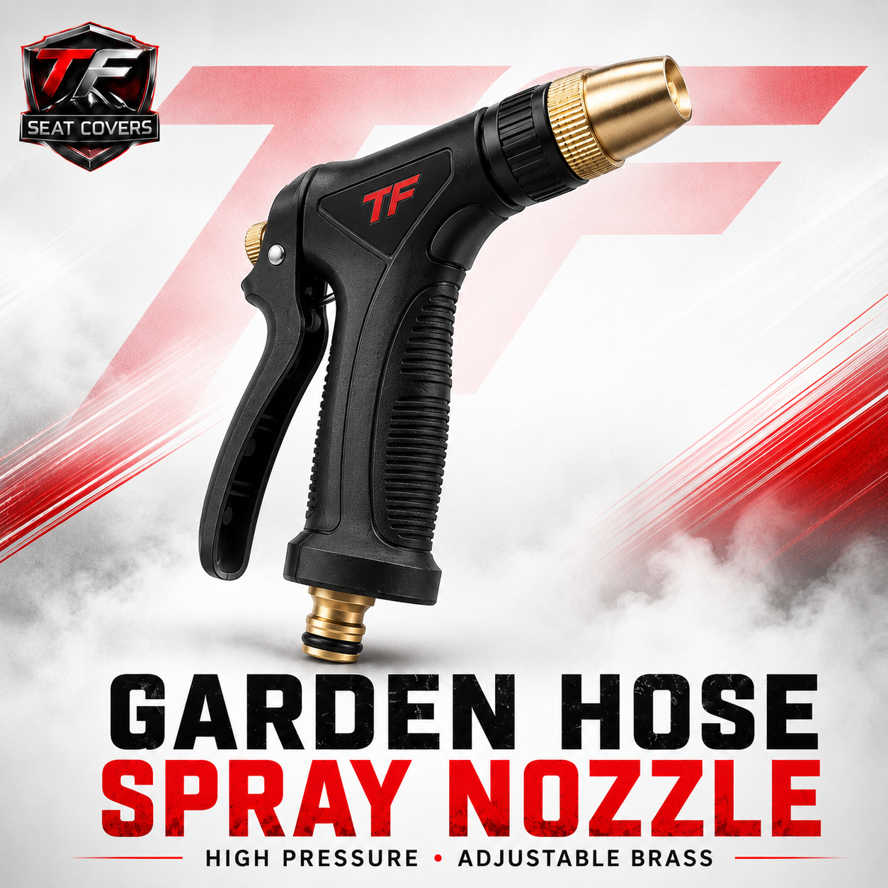 🔥Hot Sales 49% OFF💦High Pressure Garden Hose Nozzle Spray Gun with Brass Adjustable Nozzle - main thumbnail 20260723