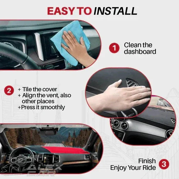 Apex Custom Fit Dashboard Mat Cover For Sedan, Hatchback, , MPV, Truck, SUV etc. MN