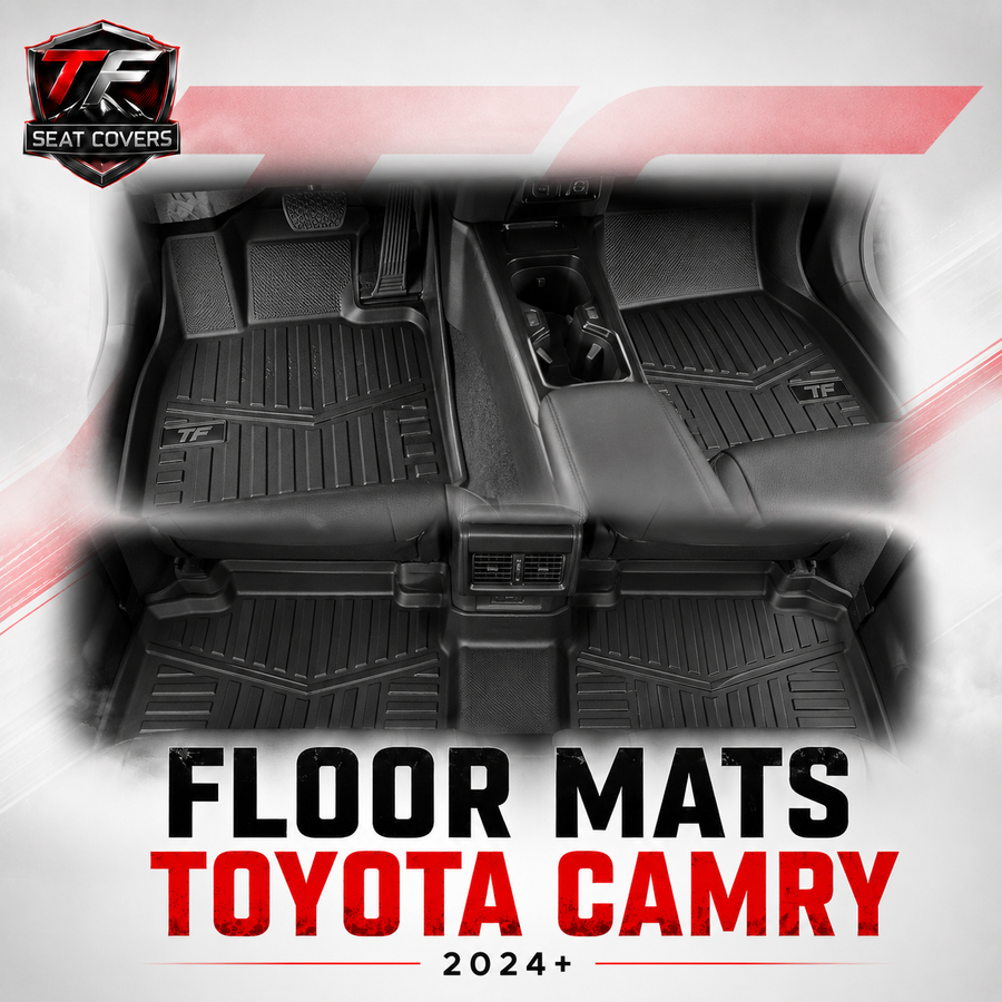 Sharkskin Custom-Fit Toyota Camry 2024+ 3D TPE All-Weather Floor Mats